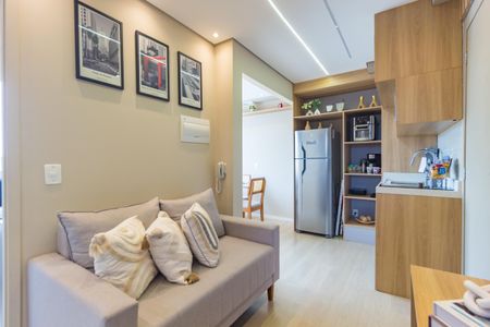 Sala de Estar de apartamento à venda com 2 quartos, 33m² em Mooca, São Paulo