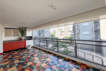 Varanda da Sala de apartamento para alugar com 3 quartos, 132m² em Bosque da Saúde, São Paulo