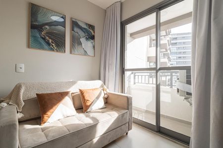 Sala de apartamento para alugar com 1 quarto, 26m² em Vila Nova Conceição, São Paulo