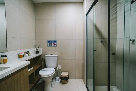 Studio para alugar com 26m², 1 quarto e sem vaga Studio para alugar com 26m², 1 quarto e sem vagaBanheiro