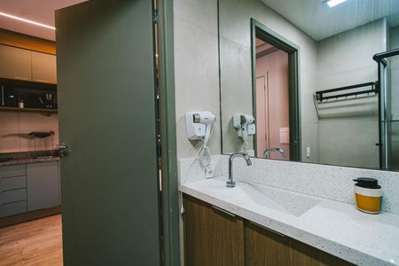 Studio para alugar com 26m², 1 quarto e sem vaga Studio para alugar com 26m², 1 quarto e sem vagaBanheiro