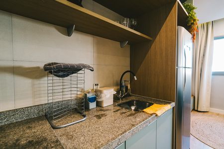 Studio para alugar com 26m², 1 quarto e sem vaga Studio para alugar com 26m², 1 quarto e sem vagaCozinha