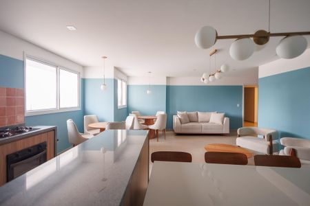 Apartamento para alugar com 69m², 2 quartos e 1 vaga Apartamento para alugar com 69m², 2 quartos e 1 vagaÁrea comum - Salão Gourmet