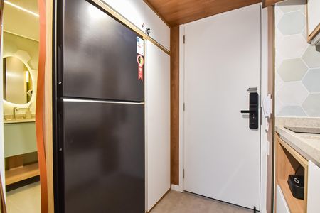 Cozinha de kitnet/studio para alugar com 1 quarto, 38m² em Vila Mariana, São Paulo