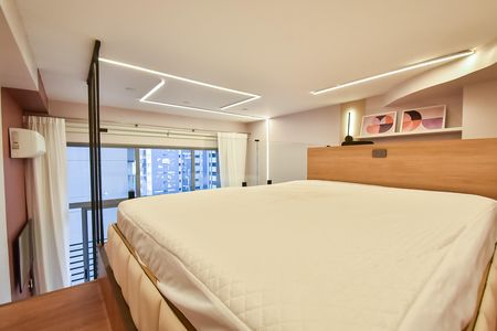 Studio para alugar com 38m², 1 quarto e sem vaga Studio para alugar com 38m², 1 quarto e sem vagaQuarto