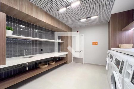 Studio para alugar com 38m², 1 quarto e sem vaga Studio para alugar com 38m², 1 quarto e sem vagaLavanderia