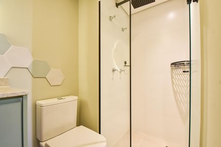 Studio para alugar com 38m², 1 quarto e sem vaga Studio para alugar com 38m², 1 quarto e sem vagaBanheiro