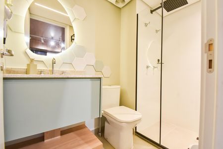 Studio para alugar com 38m², 1 quarto e sem vaga Studio para alugar com 38m², 1 quarto e sem vagaBanheiro