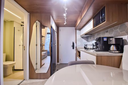Studio para alugar com 38m², 1 quarto e sem vaga Studio para alugar com 38m², 1 quarto e sem vagaCozinha