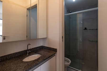 Banheiro de apartamento para alugar com 1 quarto, 35m² em Barra Funda, São Paulo