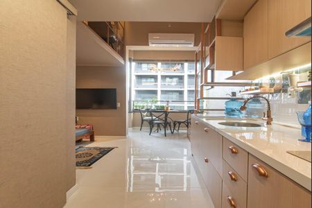 Studio à venda com 34m², 1 quarto e sem vagaCozinha