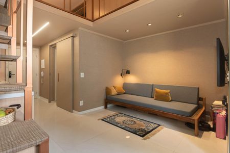 Studio à venda com 34m², 1 quarto e sem vagaSala