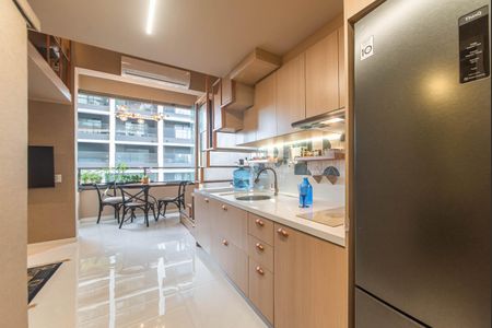 Studio à venda com 34m², 1 quarto e sem vagaCozinha