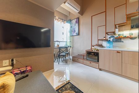 Studio à venda com 34m², 1 quarto e sem vagaSala