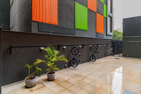 Studio para alugar com 22m², 1 quarto e sem vaga Studio para alugar com 22m², 1 quarto e sem vagaÁrea comum - Bicicletário