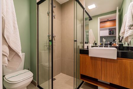Studio para alugar com 22m², 1 quarto e sem vaga Studio para alugar com 22m², 1 quarto e sem vagaBanheiro
