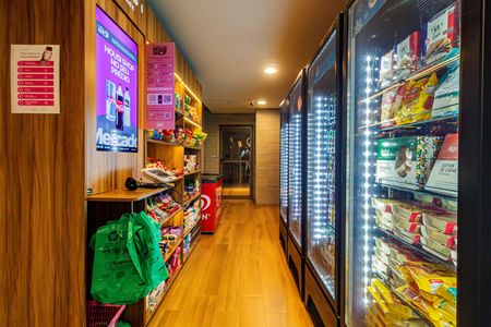 Studio para alugar com 22m², 1 quarto e sem vaga Studio para alugar com 22m², 1 quarto e sem vagaÁrea comum - Mercado