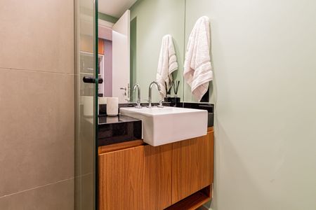 Studio para alugar com 22m², 1 quarto e sem vaga Studio para alugar com 22m², 1 quarto e sem vagaBanheiro