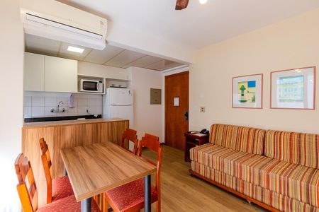 Sala/Cozinha de apartamento para alugar com 1 quarto, 37m² em Centro Histórico, Porto Alegre