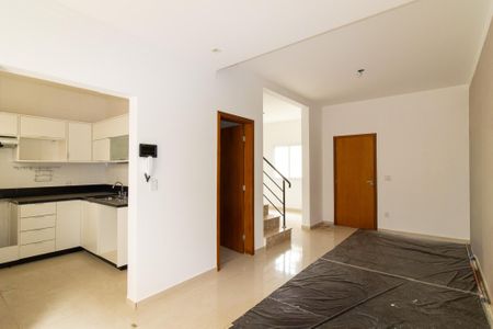 Sala de casa de condomínio à venda com 3 quartos, 120m² em Jardim Carlos Gomes, Campinas