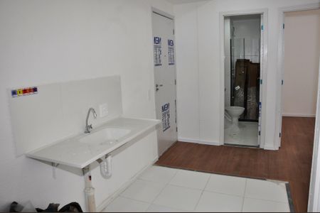 Apartamento para alugar com 31m², 2 quartos e sem vaga Apartamento para alugar com 31m², 2 quartos e sem vagaDetalhe - Cozinha Americana