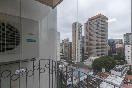 Varanda da Sala de apartamento para alugar com 2 quartos, 60m² em Vila Olímpia, São Paulo
