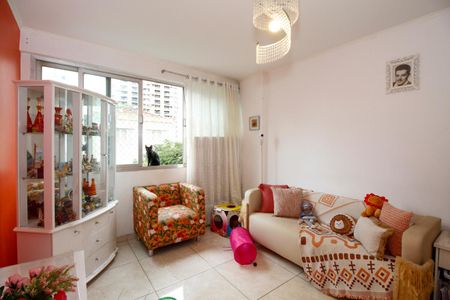 Sala de Estar e Jantar de apartamento à venda com 2 quartos, 80m² em Pinheiros, São Paulo