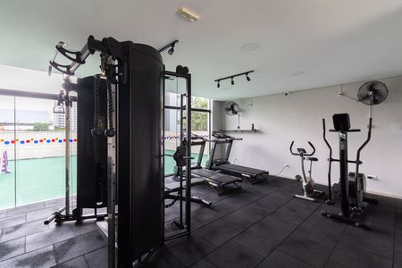 Apartamento para alugar com 54m², 2 quartos e 1 vaga Apartamento para alugar com 54m², 2 quartos e 1 vagaÁrea Comum - Academia