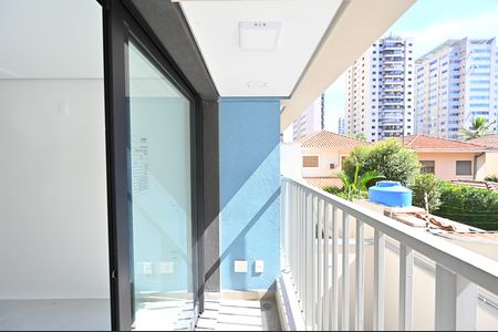 Studio à venda com 38m², 1 quarto e sem vagaVaranda