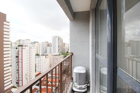 Studio para alugar com 25m², 1 quarto e sem vaga Studio para alugar com 25m², 1 quarto e sem vagaVaranda