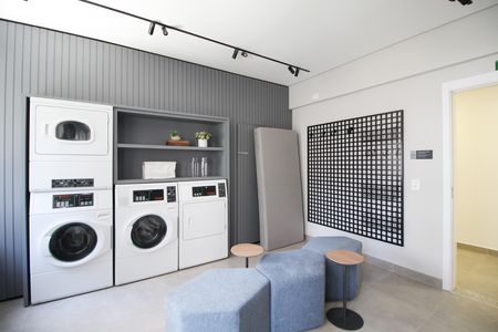 Apartamento para alugar com 25m², 1 quarto e sem vaga Apartamento para alugar com 25m², 1 quarto e sem vagaLavanderia