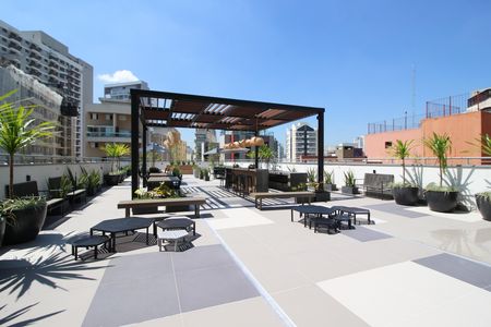 Apartamento para alugar com 25m², 1 quarto e sem vaga Apartamento para alugar com 25m², 1 quarto e sem vagaÁrea comum - Churrasqueira