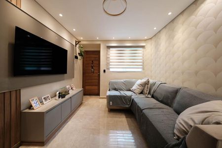 Sala de casa de condomínio para alugar com 2 quartos, 68m² em Vila Domitila, São Paulo