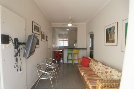 Apartamento para alugar com 58m², 1 quarto e 2 vagasSala