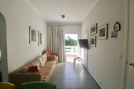 Sala de apartamento para alugar com 1 quarto, 58m² em Balneario Cidade Atlantica, Guarujá