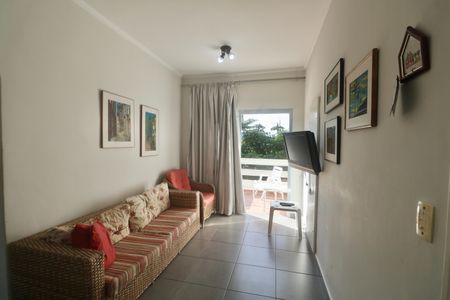 Sala de apartamento para alugar com 1 quarto, 58m² em Balneario Cidade Atlantica, Guarujá