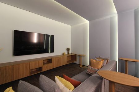 Studio para alugar com 25m², 1 quarto e sem vaga Studio para alugar com 25m², 1 quarto e sem vagaÁrea comum - Cinema