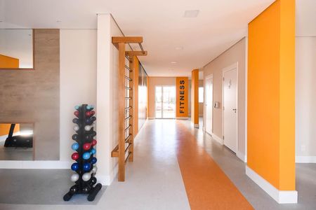 Apartamento para alugar com 40m², 2 quartos e 1 vaga Apartamento para alugar com 40m², 2 quartos e 1 vagaAcademia