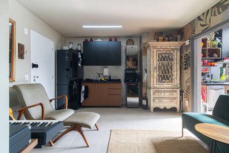 Sala de apartamento à venda com 1 quarto, 94m² em Moema, São Paulo