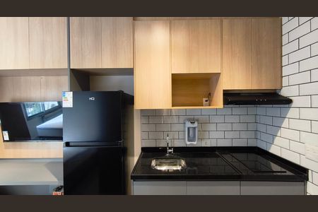 Studio para alugar com 23m², 1 quarto e sem vaga Studio para alugar com 23m², 1 quarto e sem vagaCozinha