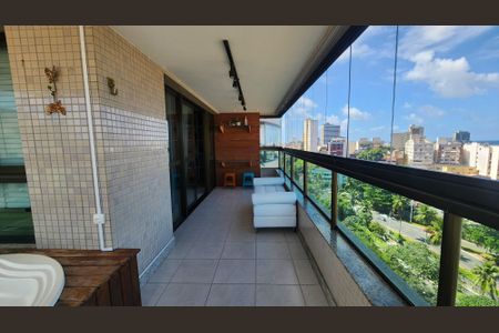 Varanda  de apartamento para alugar com 1 quarto, 57m² em Federação, Salvador