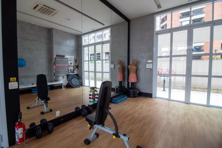 Apartamento para alugar com 100m², 1 quarto e 1 vaga Apartamento para alugar com 100m², 1 quarto e 1 vagaÁrea comum - Academia