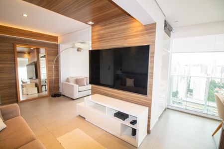 Sala de apartamento para alugar com 1 quarto, 100m² em Cidade Monções, São Paulo