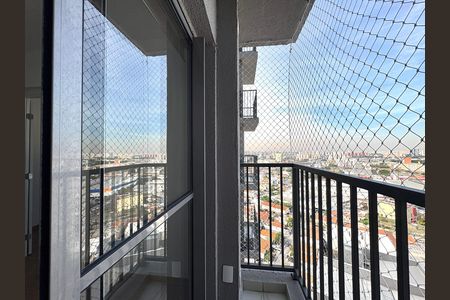 Varanda da Sala de apartamento para alugar com 2 quartos, 40m² em Vila Albertina, São Paulo