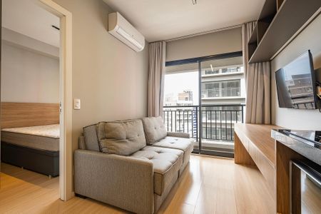 Sala/Cozinha de apartamento para alugar com 1 quarto, 30m² em Sumaré, São Paulo