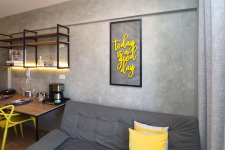 Sala de apartamento para alugar com 1 quarto, 28m² em Vila Dom Pedro Ii, São Paulo