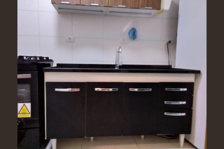 Cozinha de kitnet/studio à venda com 1 quarto, 42m² em Campo Grande, São Paulo