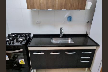 Cozinha de kitnet/studio à venda com 1 quarto, 42m² em Campo Grande, São Paulo