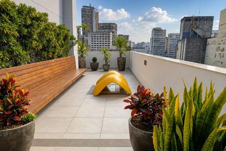 Apartamento para alugar com 47m², 1 quarto e 1 vagaTerraço