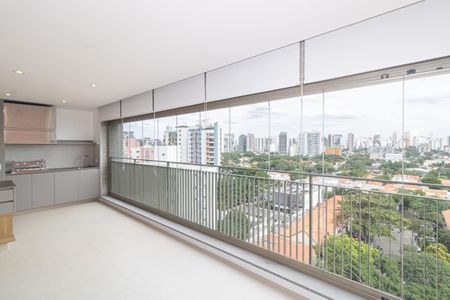 Varanda gourmet de apartamento para alugar com 3 quartos, 149m² em Indianópolis, São Paulo